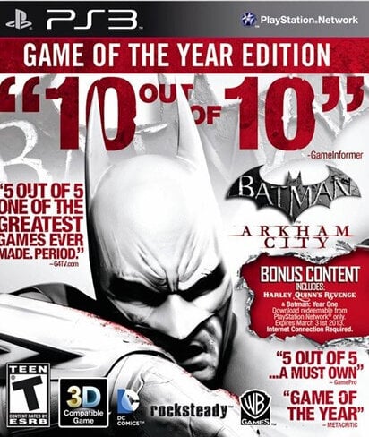 Περισσότερες πληροφορίες για "Batman: Arkham City (PlayStation 3)"