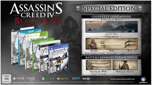 Περισσότερες πληροφορίες για "Assassin's Creed IV: Black Flag - Special Edition (PlayStation 4)"