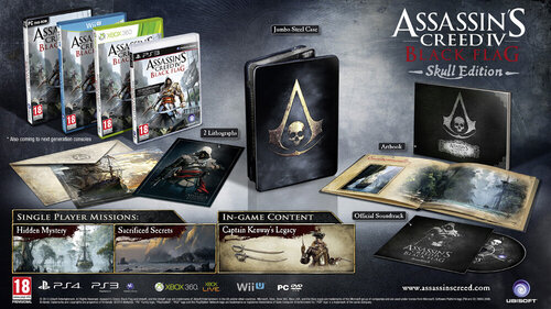 Περισσότερες πληροφορίες για "Assassins Creed 4 Black Flag - Skull Edition (PlayStation 3)"