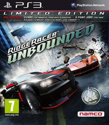 Περισσότερες πληροφορίες για "Ridge Racer Unbounded - limited edition (PlayStation 3)"