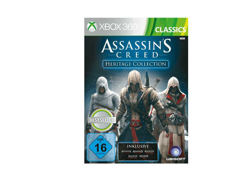 Περισσότερες πληροφορίες για "Assassin's Creed - Heritage Collection (Xbox 360)"