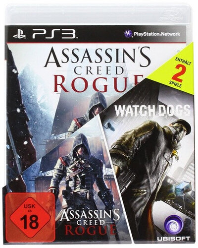 Περισσότερες πληροφορίες για "Big Hit Pack: Assassin's Creed Rogue & Watch Dogs (PlayStation 3)"