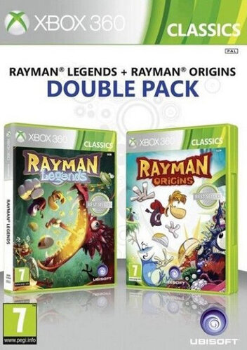 Περισσότερες πληροφορίες για "Rayman Legends + Origins Double Pack Classics (Xbox 360)"