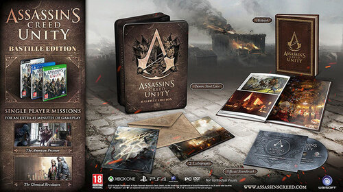 Περισσότερες πληροφορίες για "Ubisoft Assassin's Creed Unity Bastille Edition (Xbox One)"