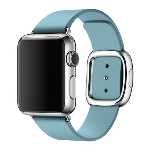 Περισσότερες πληροφορίες για "Apple Watch 38mm Stainless Steel Case with Blue Jay Modern Buckle"