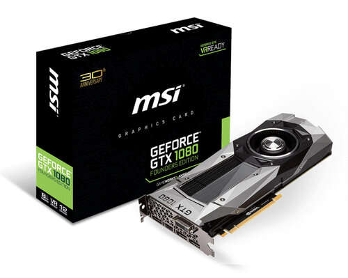 Περισσότερες πληροφορίες για "MSI GeForce GTX 1080 Founders Edition"