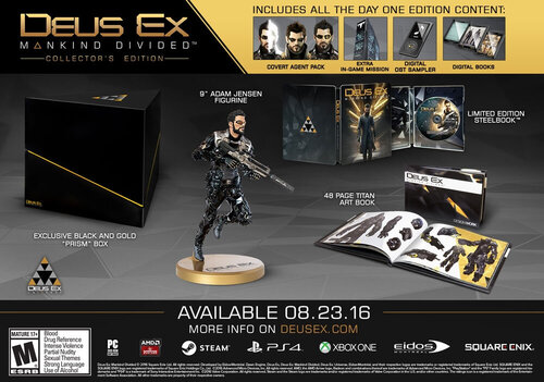 Περισσότερες πληροφορίες για "Deus Ex: Mankind Divided - Collector's Edition (PC)"