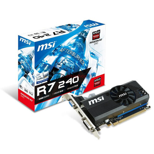 Περισσότερες πληροφορίες για "MSI R7 240 2GD3 LPV2"