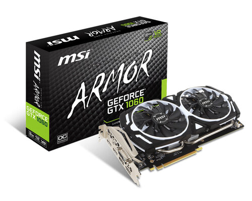 Περισσότερες πληροφορίες για "MSI GeForce GTX 1060 ARMOR 3G OCV1"