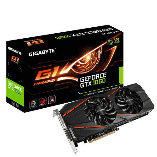 Περισσότερες πληροφορίες για "Gigabyte GeForce GTX 1060 G1 Gaming 3G"