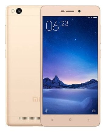 Περισσότερες πληροφορίες για "Xiaomi Redmi 3S (Χρυσό/16 GB)"