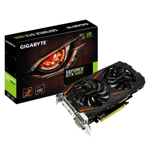 Περισσότερες πληροφορίες για "Gigabyte GeForce GTX 1060 Windforce OC 6G"