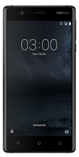 Περισσότερες πληροφορίες για "Nokia 3 (Μαύρο/16 GB)"