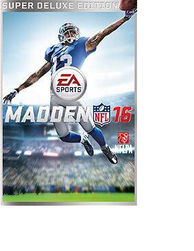Περισσότερες πληροφορίες για "Microsoft Madden NFL 16 Super Deluxe Edition -  Download Code (Xbox 360)"