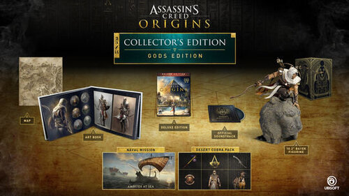 Περισσότερες πληροφορίες για "Assassin's Creed Origins God's Collector's Edition (Xbox One)"