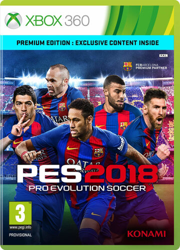 Περισσότερες πληροφορίες για "Pro Evolution Soccer 2018 (Xbox 360)"