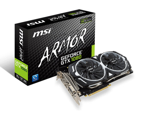 Περισσότερες πληροφορίες για "MSI GTX 1080 ARMOR 8G"