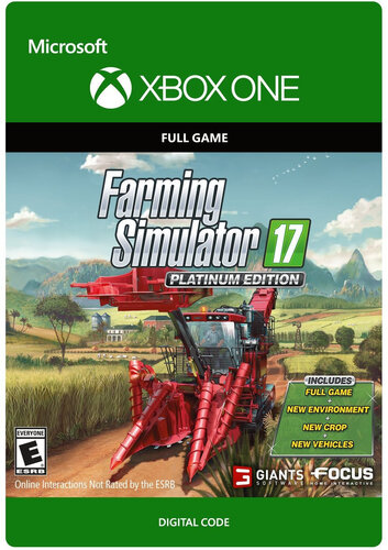 Περισσότερες πληροφορίες για "Farming Simulator 17 Platinum Edition (Xbox One)"