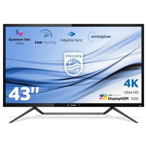 Περισσότερες πληροφορίες για "Philips M Line 436M6VBPAB/01 (42.51"/4K Ultra HD)"