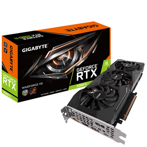 Περισσότερες πληροφορίες για "Gigabyte GeForce RTX 2080 Ti WINDFORCE 11GB GDDR6"