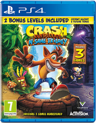 Περισσότερες πληροφορίες για "Crash Bandicoot N. Sane Trilogy (PlayStation 4)"