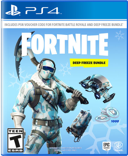 Περισσότερες πληροφορίες για "Fortnite: Deep Freeze Bundle (PlayStation 4)"