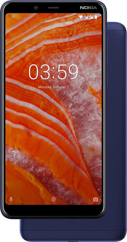 Περισσότερες πληροφορίες για "Nokia 3.1 Plus (Μπλε/32 GB)"