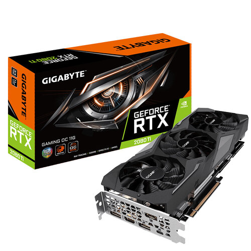 Περισσότερες πληροφορίες για "Gigabyte GeForce RTX 2080 Ti GAMING OC 11G"