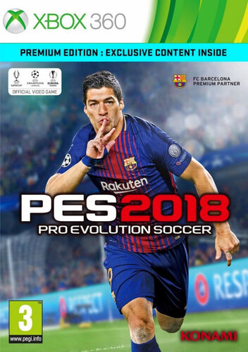 Περισσότερες πληροφορίες για "Pro Evolution Soccer 2018 - Premium Edition (Xbox 360)"