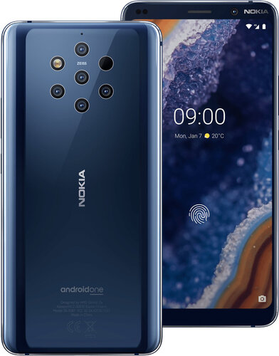 Περισσότερες πληροφορίες για "Nokia 9 PureView (Μπλε/128 GB)"