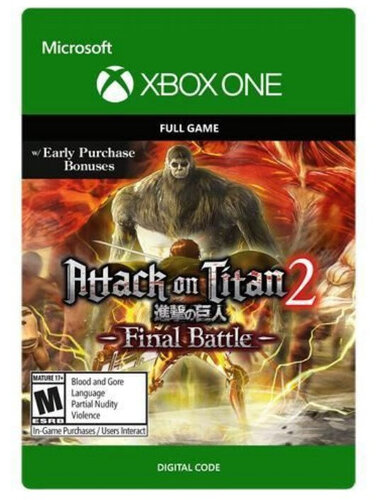Περισσότερες πληροφορίες για "Attack on Titan 2: Final Battle (Xbox One)"