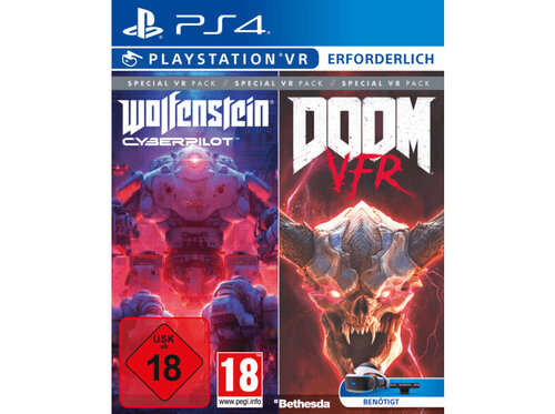 Περισσότερες πληροφορίες για "Bethesda Special VR Pack: DOOM VFR + Wolfenstein Cyberpilot (PlayStation 4)"