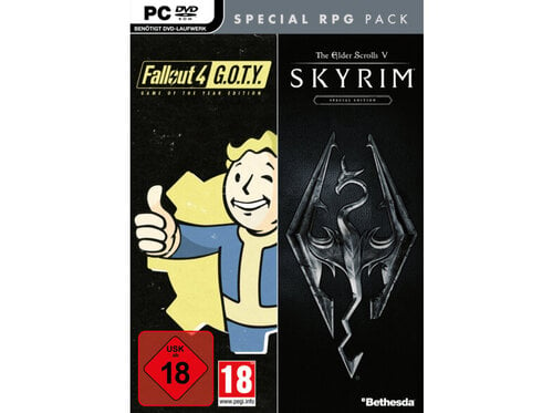 Περισσότερες πληροφορίες για "Bethesda Special RPG Pack: Skyrim Edition + Fallout 4 GOTY (PC)"