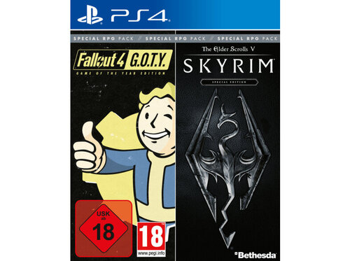 Περισσότερες πληροφορίες για "Fallout 4: GOTY + The Elder Scrolls V: Skyrim (PlayStation 4)"