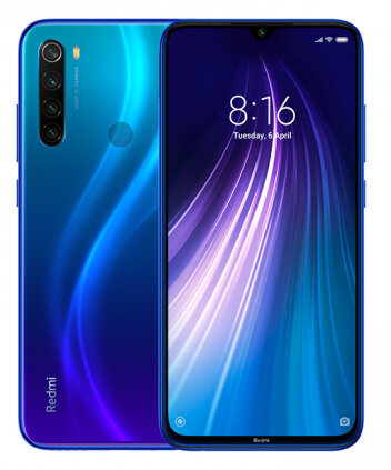 Περισσότερες πληροφορίες για "Xiaomi Redmi Note 8 (Μπλε/64 GB)"