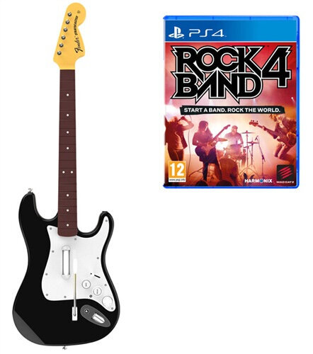 Περισσότερες πληροφορίες για "Rock Band 4 + Chitarra Fender Wrlss (PlayStation 4)"