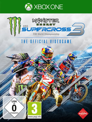 Περισσότερες πληροφορίες για "Monster Energy Supercross 3 (Xbox One)"