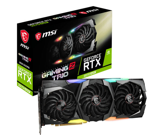 Περισσότερες πληροφορίες για "MSI GeForce RTX 2070 SUPER GAMING Z TRIO"