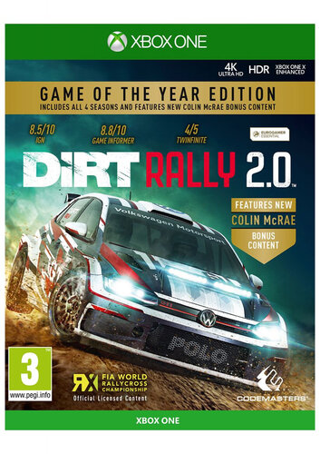 Περισσότερες πληροφορίες για "DiRT Rally 2.0 GOTY (Xbox One)"