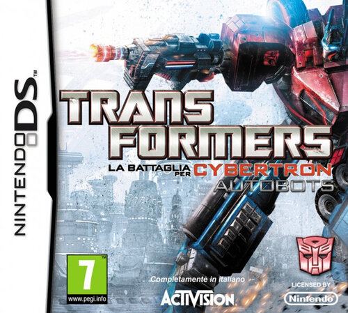 Περισσότερες πληροφορίες για "Transformers: La Battaglia per Cybertron - Autobots (Nintendo DS)"