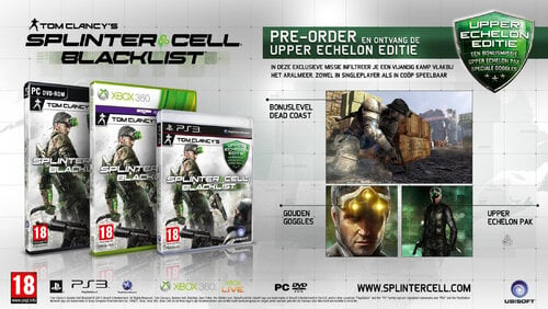 Περισσότερες πληροφορίες για "Tom Clancy’s Splinter Cell Blacklist - Upper Echelon Edition (PlayStation 3)"