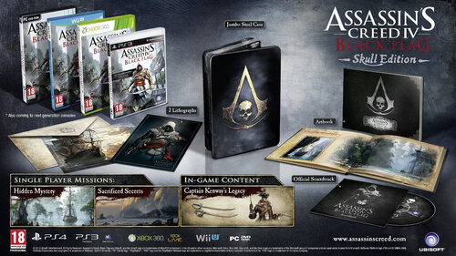 Περισσότερες πληροφορίες για "Assassin's Creed IV: Black Flag - Skull Edition (PlayStation 3)"