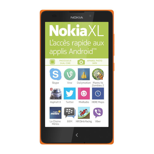 Περισσότερες πληροφορίες για "Nokia XL (Πορτοκαλί/4 GB)"