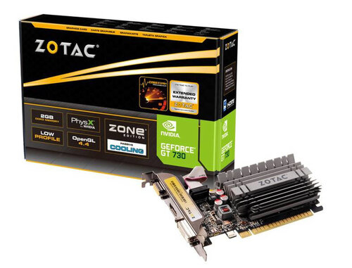 Περισσότερες πληροφορίες για "Zotac GeForce GT 730 2GB"