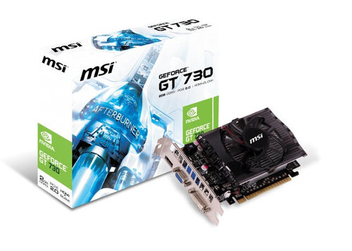 Περισσότερες πληροφορίες για "MSI GeForce GT 730 2GB"