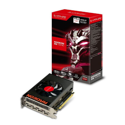 Περισσότερες πληροφορίες για "Sapphire Radeon R9 Nano 4G HBM"