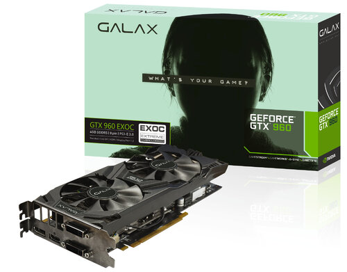 Περισσότερες πληροφορίες για "GALAX GEFORCE GTX 960 EXOC 4GB"