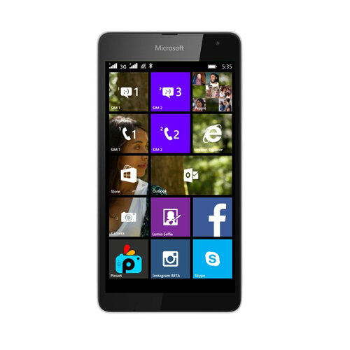Περισσότερες πληροφορίες για "Microsoft Lumia 535 Dual SIM (Άσπρο/8 GB)"