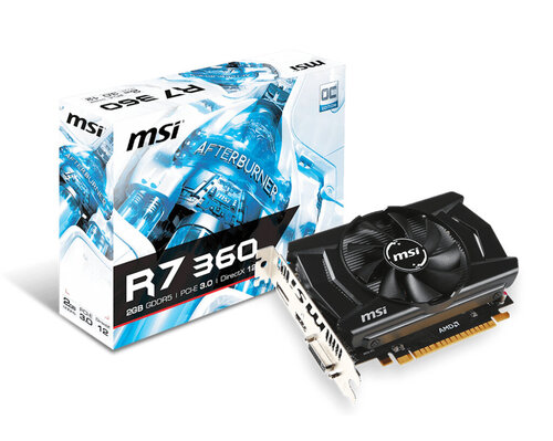 Περισσότερες πληροφορίες για "MSI RADEON R7 360 2GD5 OCV1"