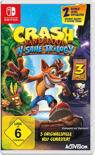Περισσότερες πληροφορίες για "Crash Bandicoot N. Sane Trilogy (Nintendo Switch)"